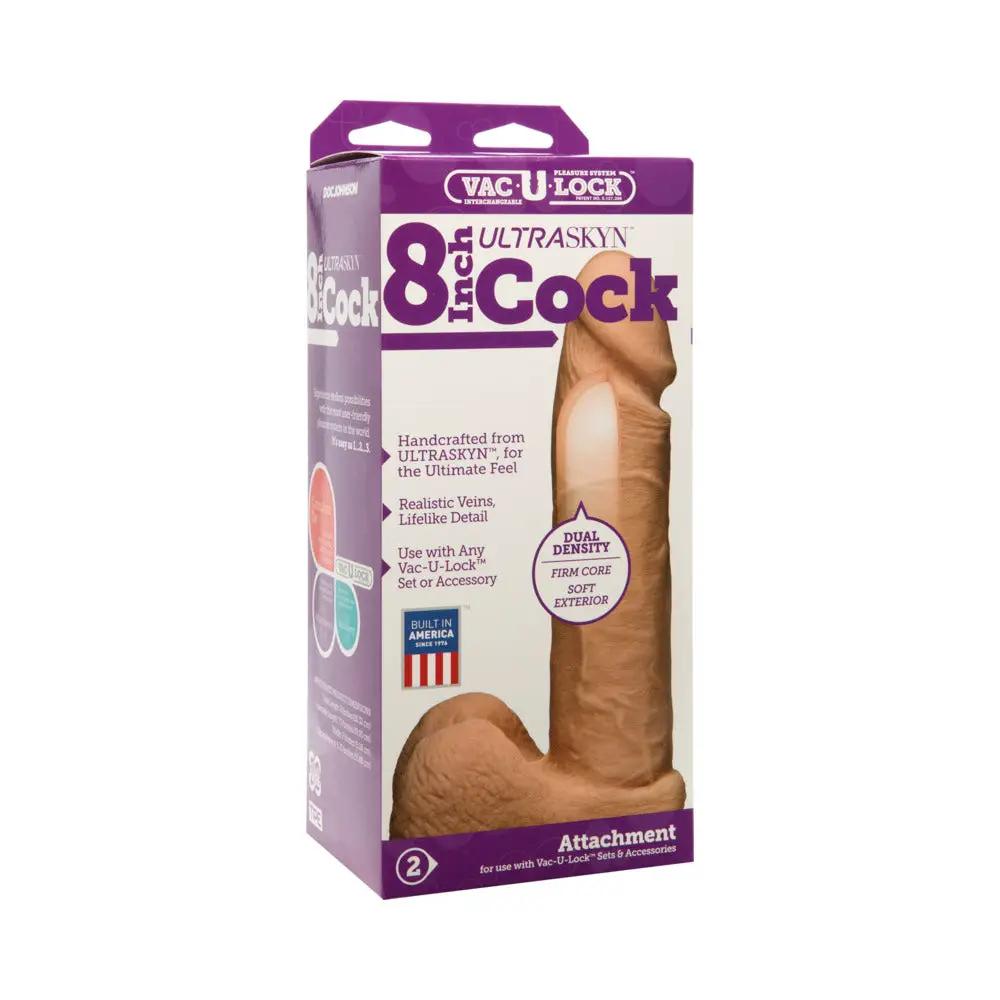 Vac-U-Lock - 8-Inch ULTRASKYN Cock White by Doc Johnson