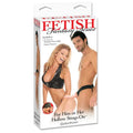 Fetish Fantasy Series For Him or Her 6 in. Hollow Strap-On Beige/Black by Pipedream