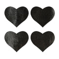 Pastease Petites Liquid Hearts Pasties Black 2-Pack by Pastease