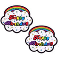Pastease Happy Birthday Cloud Rainbow Pasties by Pastease