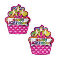 Pastease Happy Birthday Cupcake Pasties Pink by Pastease