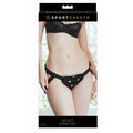 Sportsheets Adjustable Vibrating Black Velvet Strap-On Harness by Sportsheets