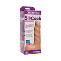 Vac-U-Lock - 5.5 Inch Cock - Raging Hard-Ons White by Doc Johnson