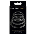 Sportsheets Rubber O-Ring 4-Pack Black by Sportsheets