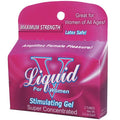 Liquid V Stimulating Gel for Women (3 Tubes/3.3ml Each) by Body Action