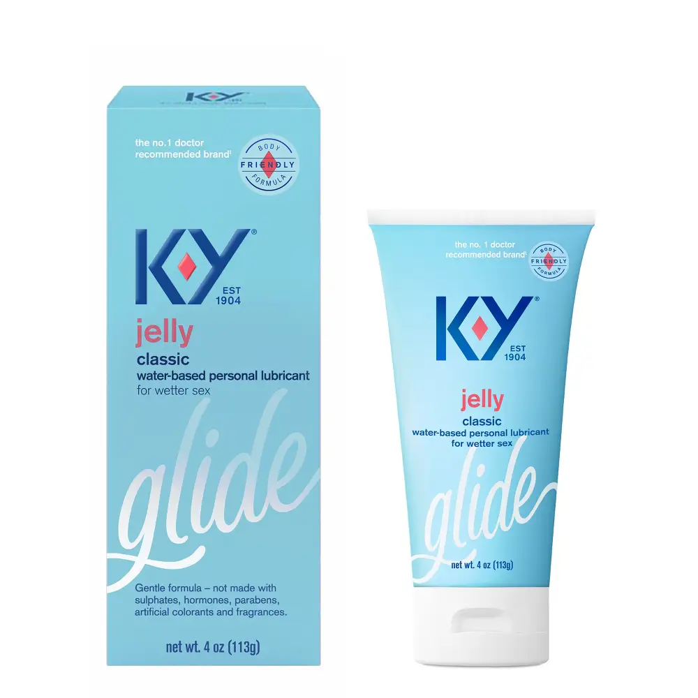 K-Y Jelly Classic Personal Lubricant 4 oz. Tube by K-Y