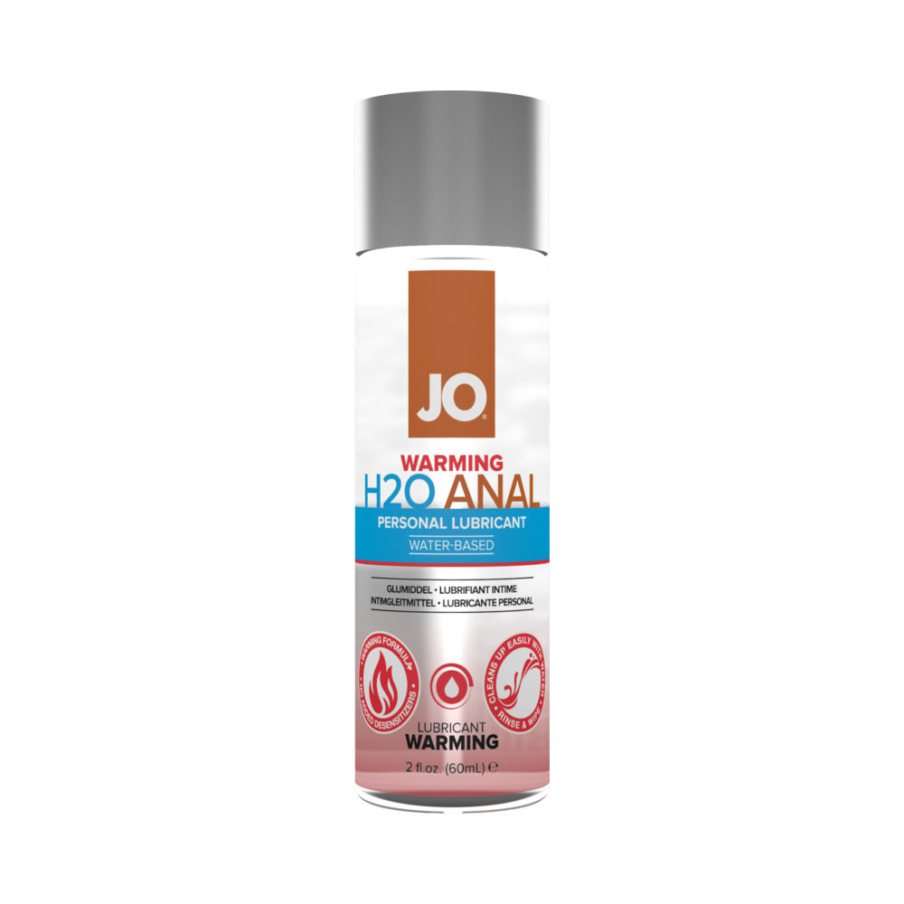 JO H2O Anal Warming Water-Based Lubricant 2 oz. by System JO