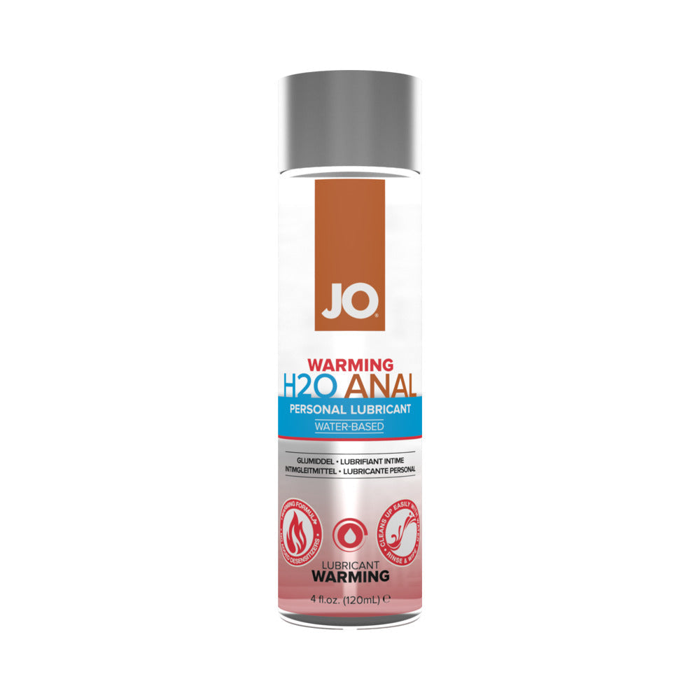 JO H2O Anal Warming Water-Based Lubricant 4 oz. by System JO