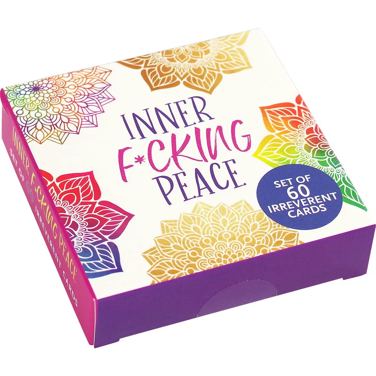 Inner Fucking Peace Cards (Set of 60) by Peter Pauper Press