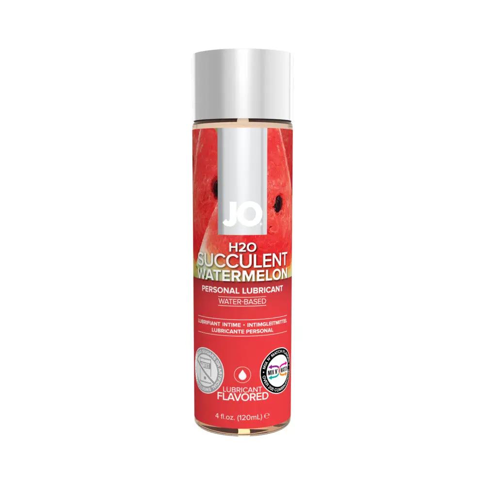 JO H2O Succulent Watermelon Flavored Water-Based Lubricant 4 oz. by System JO