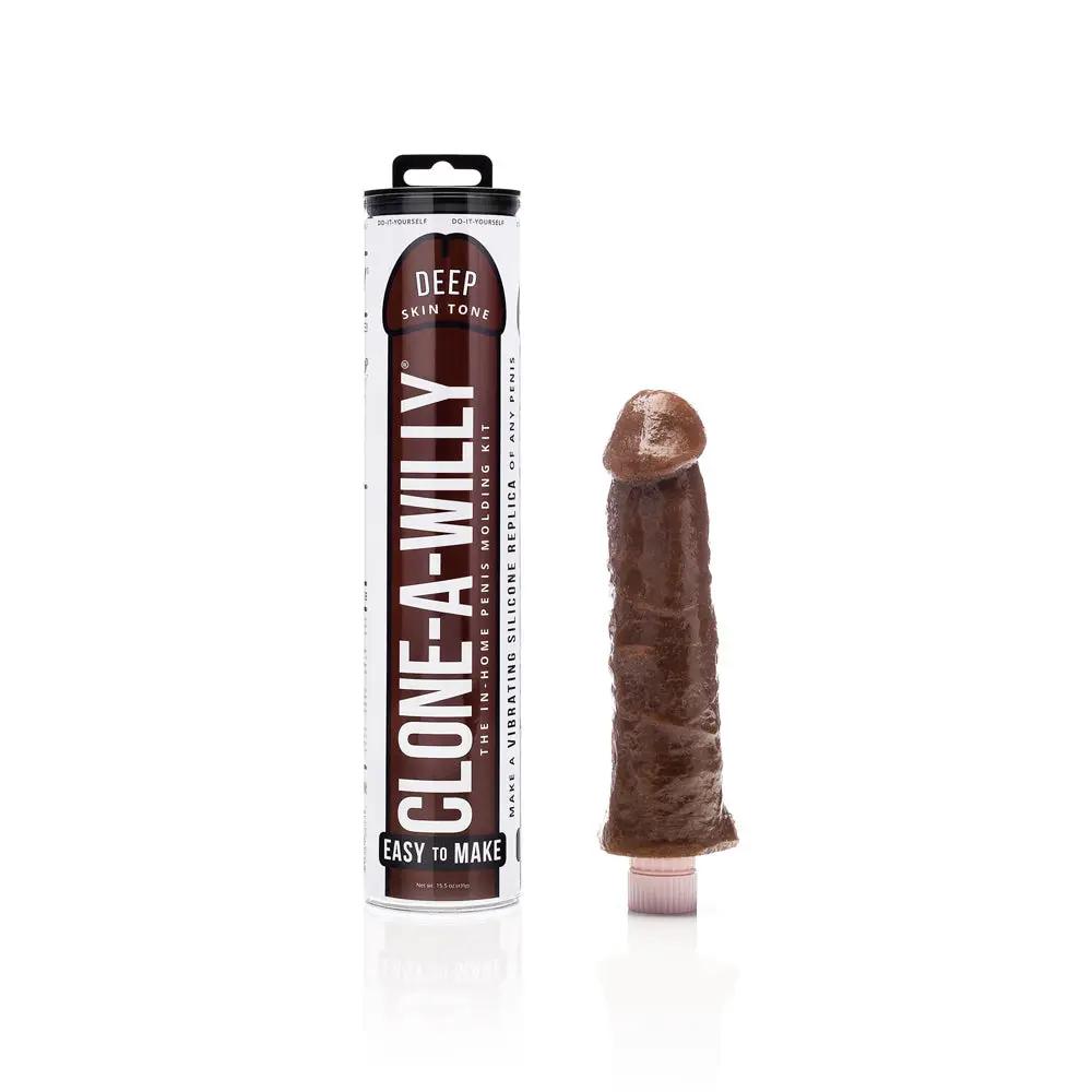 Clone-A-Willy DIY Vibrating Dildo Kit Deep Skin Tone by Clone-A-Willy