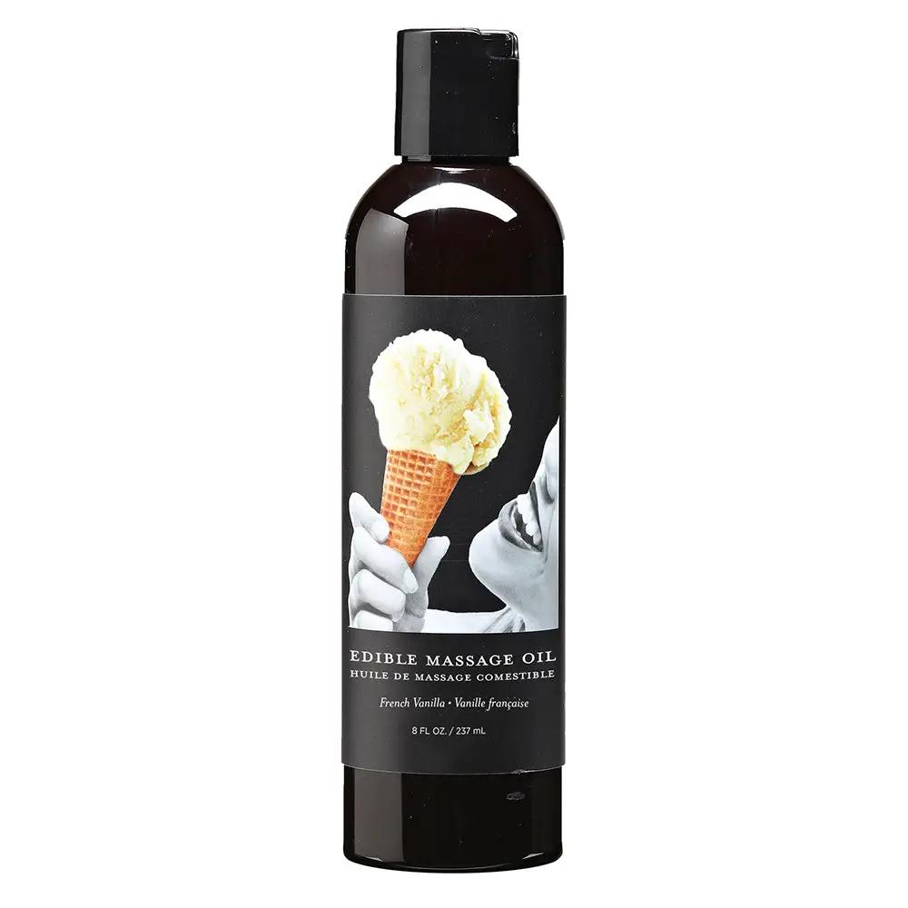 Earthly Body Edible Massage Oil Vanilla 8oz by Earthly Body