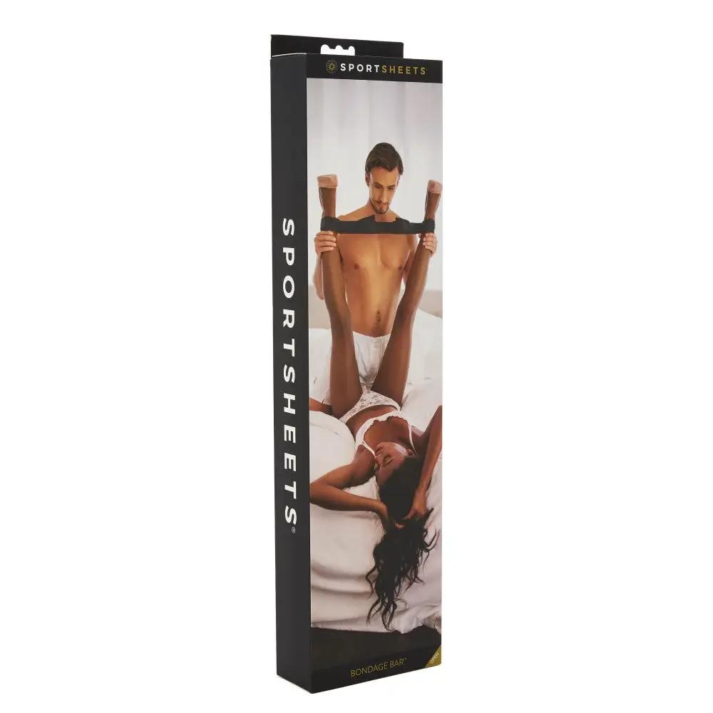 Sportsheets Adjustable Bondage Bar Black by Sportsheets
