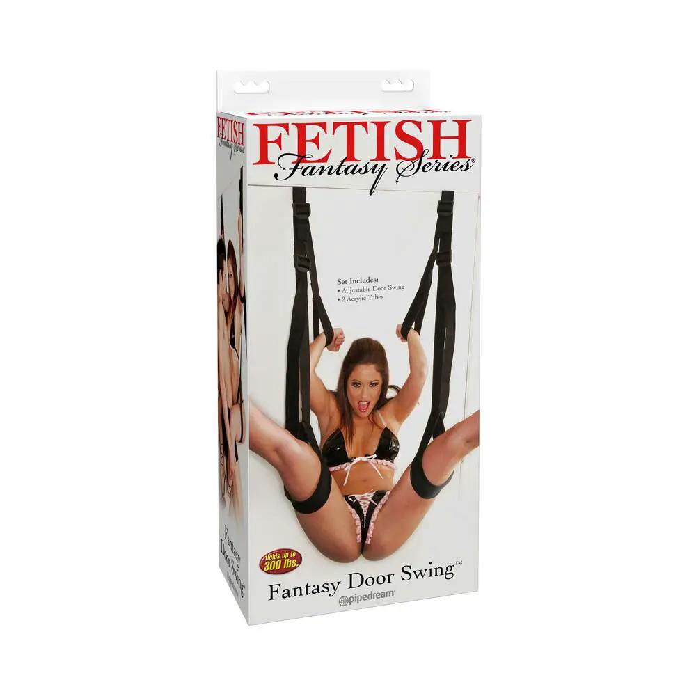 Fetish Fantasy Series Adjustable Fantasy Door Swing Black by Pipedream