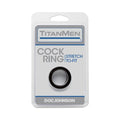 TitanMen - Cock Ring Black by Doc Johnson