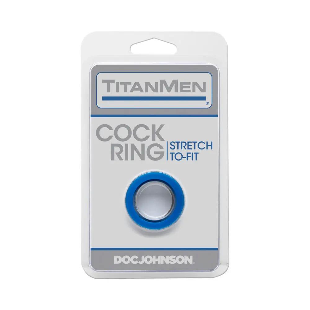 TitanMen - Cock Ring Blue by Doc Johnson