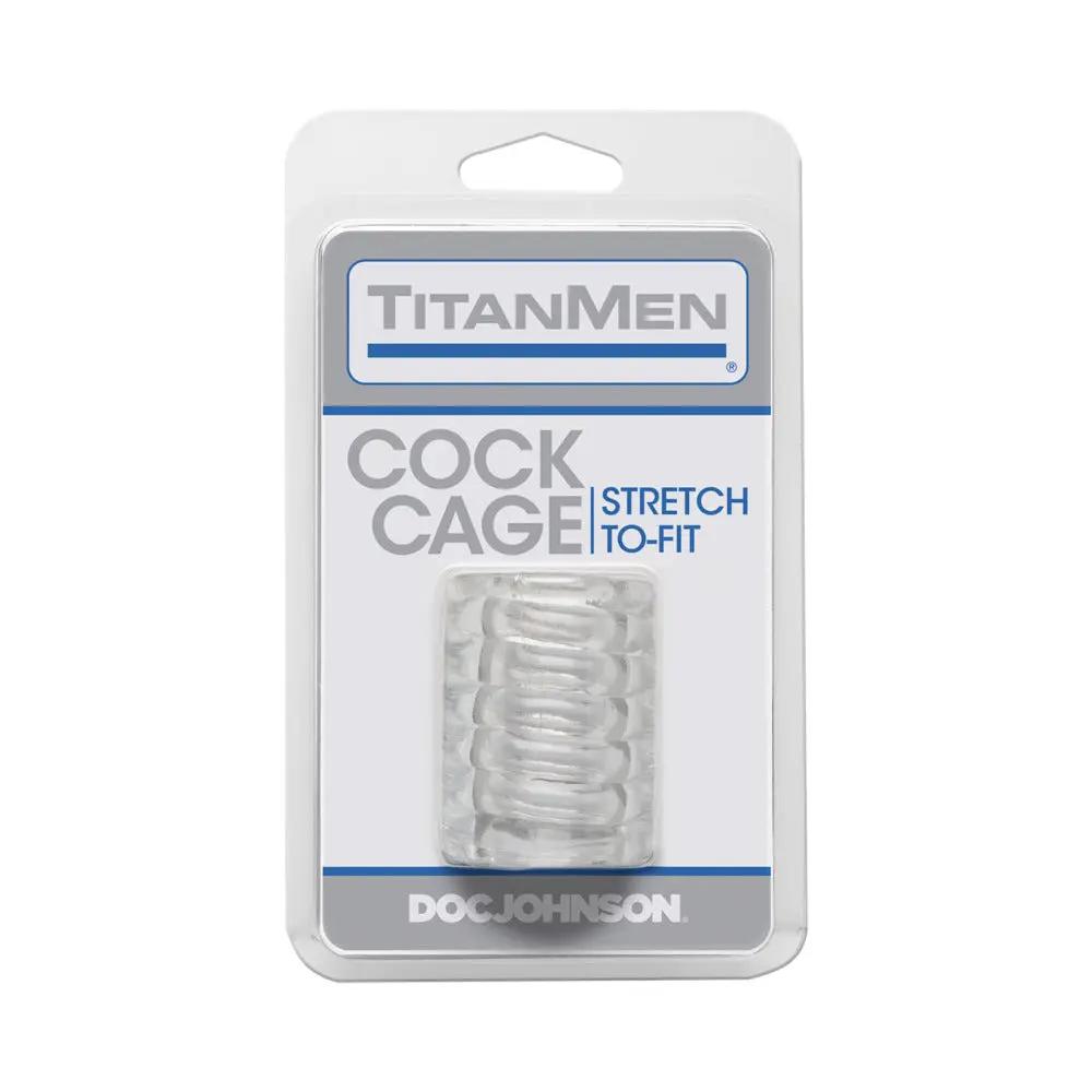 TitanMen - Cock Cage Clear by Doc Johnson