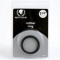 Spartacus Rubber Cock Ring 1.5in. (Black) by Spartacus