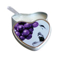 Earthly Body Hemp Seed Edible Massage Candle Grape 4 oz. by Earthly Body