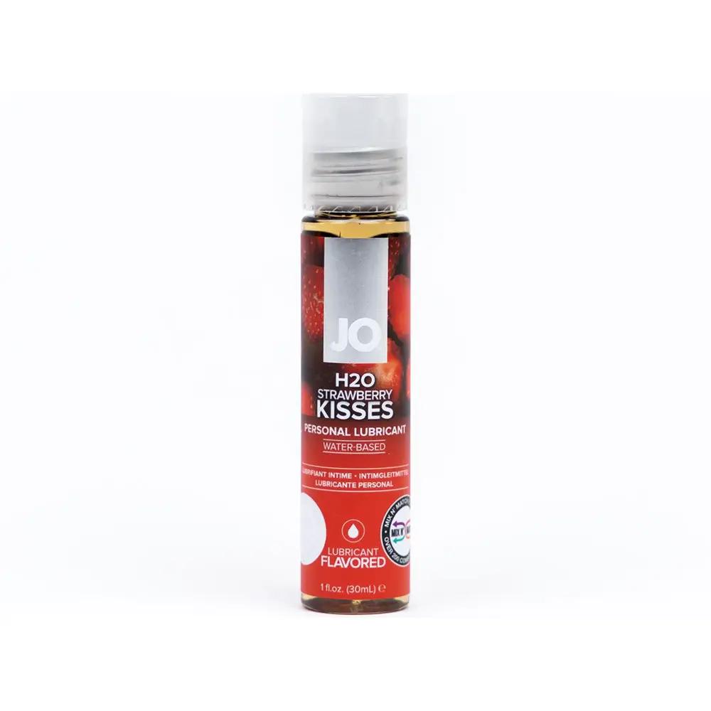 JO H2O Strawberry Kisses Flavored Water-Based Lubricant 1 oz. by System JO
