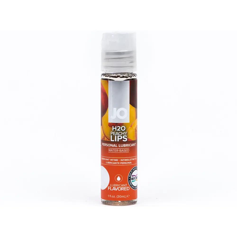 JO H2O Peachy Lips Flavored Water-Based Lubricant 1 oz. by System JO