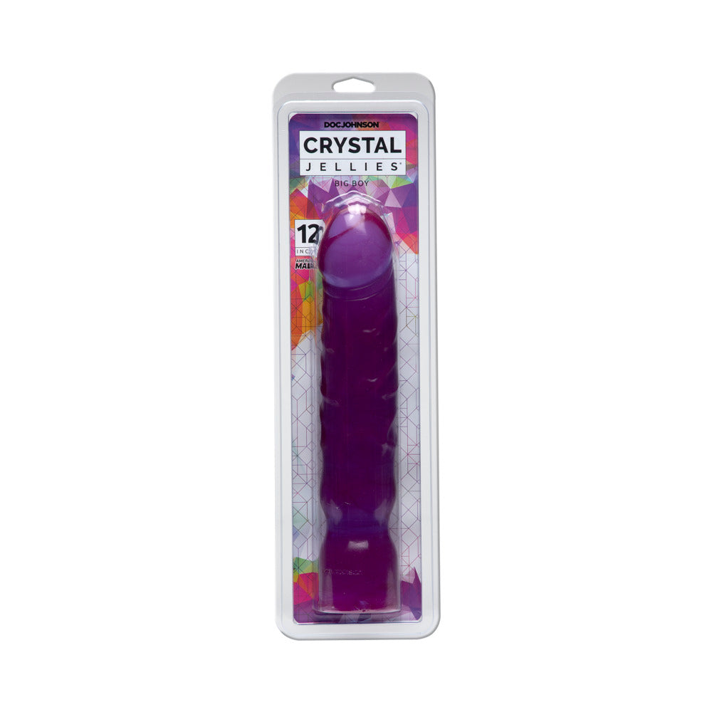 Crystal Jellies - Big Boy Purple 12in by Doc Johnson