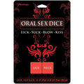 Pipedream Oral Sex Dice (Lick-Suck-Blow-Kiss) by Pipedream