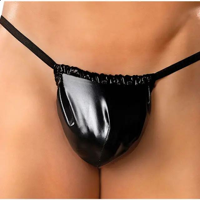 Male Power Liquid Onyx Posing Strap (One Size) Underwear by Male Power