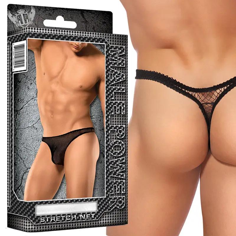 Male Power Stretch Net Bong Thong S/M Underwear by Male Power
