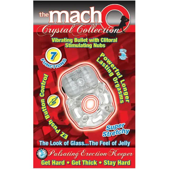 Macho Crystal Coll Erection Keeper (Clear) by Nasstoys