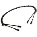 H2H Nipple Clamps Tweezer With Chain (Black) by PHS International