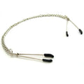 H2H Nipple Clamps Tweezer With Chain (Chrome) by PHS International