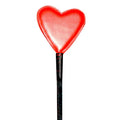 Heart Shaped Crop (Leather/Red) by Ruff Doggie Styles