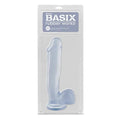 Basix Rubber Works 12 in. Dong With Balls & Suction Cup Clear by Pipedream