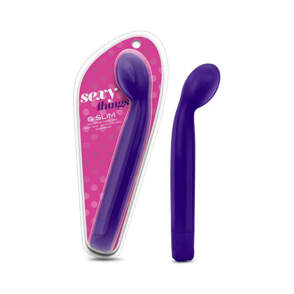 Sexy Things G Slim Multispeed Slimline G-Spot Vibrator Purple by Blush
