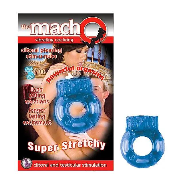 Macho Vibrating Cockring (Blue) by Nasstoys