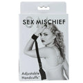 Sportsheets Sex & Mischief Adjustable Handcuffs Black by Sportsheets