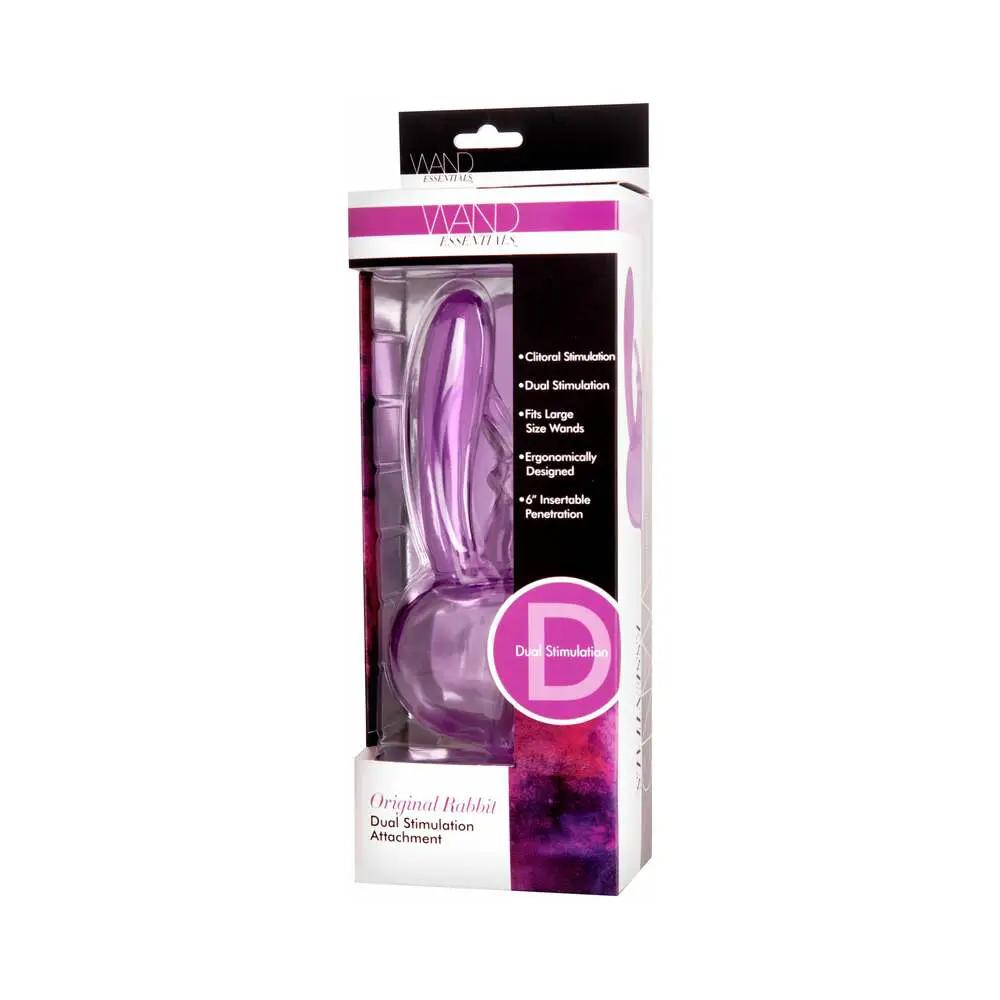 Wand Essentials Rabbit Attachment Purple by XR Brands