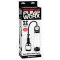 Pump Worx Accu-Meter Power Pump Clear/Black by Pipedream