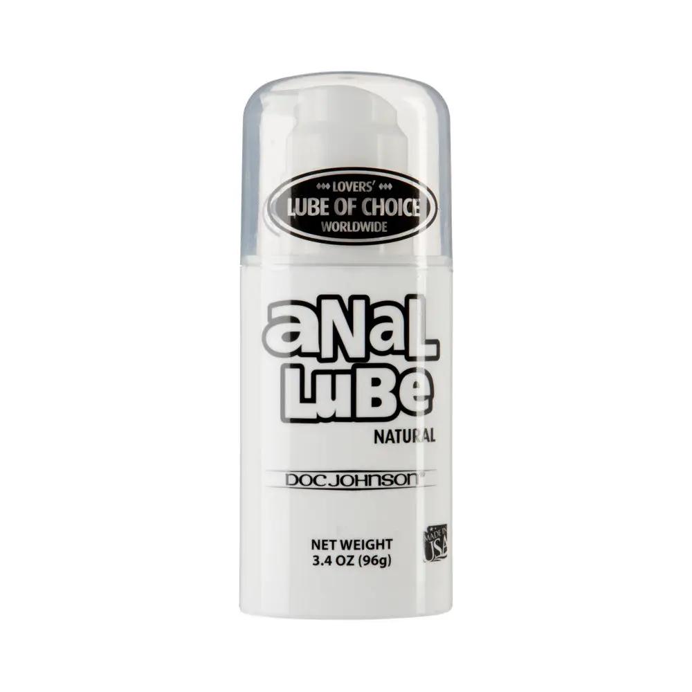 Anal Lube Natural 3.4oz Mega Pump by Doc Johnson