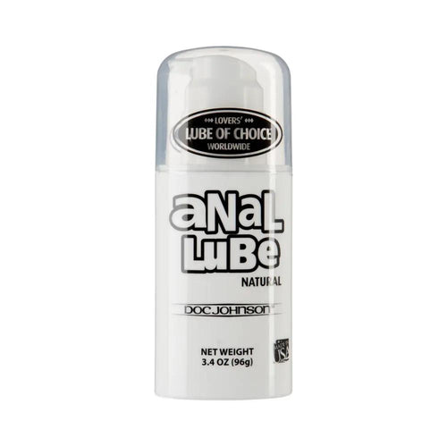 Anal Lube Natural 3.4oz Mega Pump by Doc Johnson