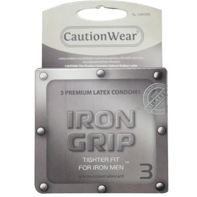 Caution Wear Iron Grip Condoms (3 pack) by Paradise Marketing