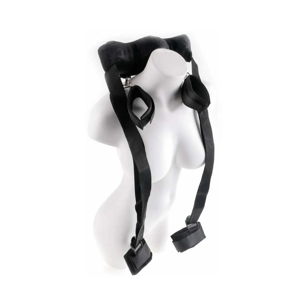 Fetish Fantasy Series Adjustable Position Master with Cuffs Black by Pipedream