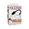 Fetish Fantasy Series High Intensity Pussy Pump Clear/Black by Pipedream