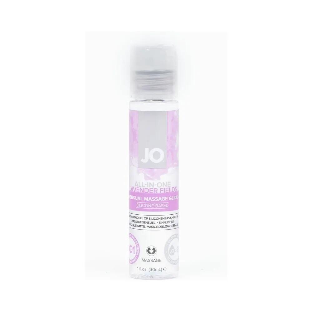 JO All-In-One Sensual Massage Glide Lavender 1 oz. by System JO