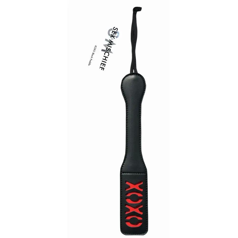 Sportsheets Sex & Mischief 'XOXO' Paddle Black by Sportsheets