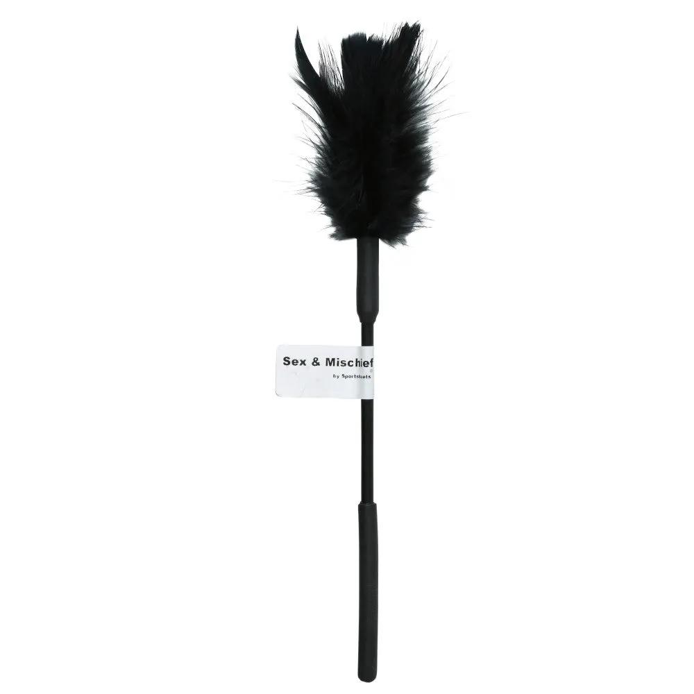 Sportsheets Sex & Mischief Feather Tickler Black by Sportsheets