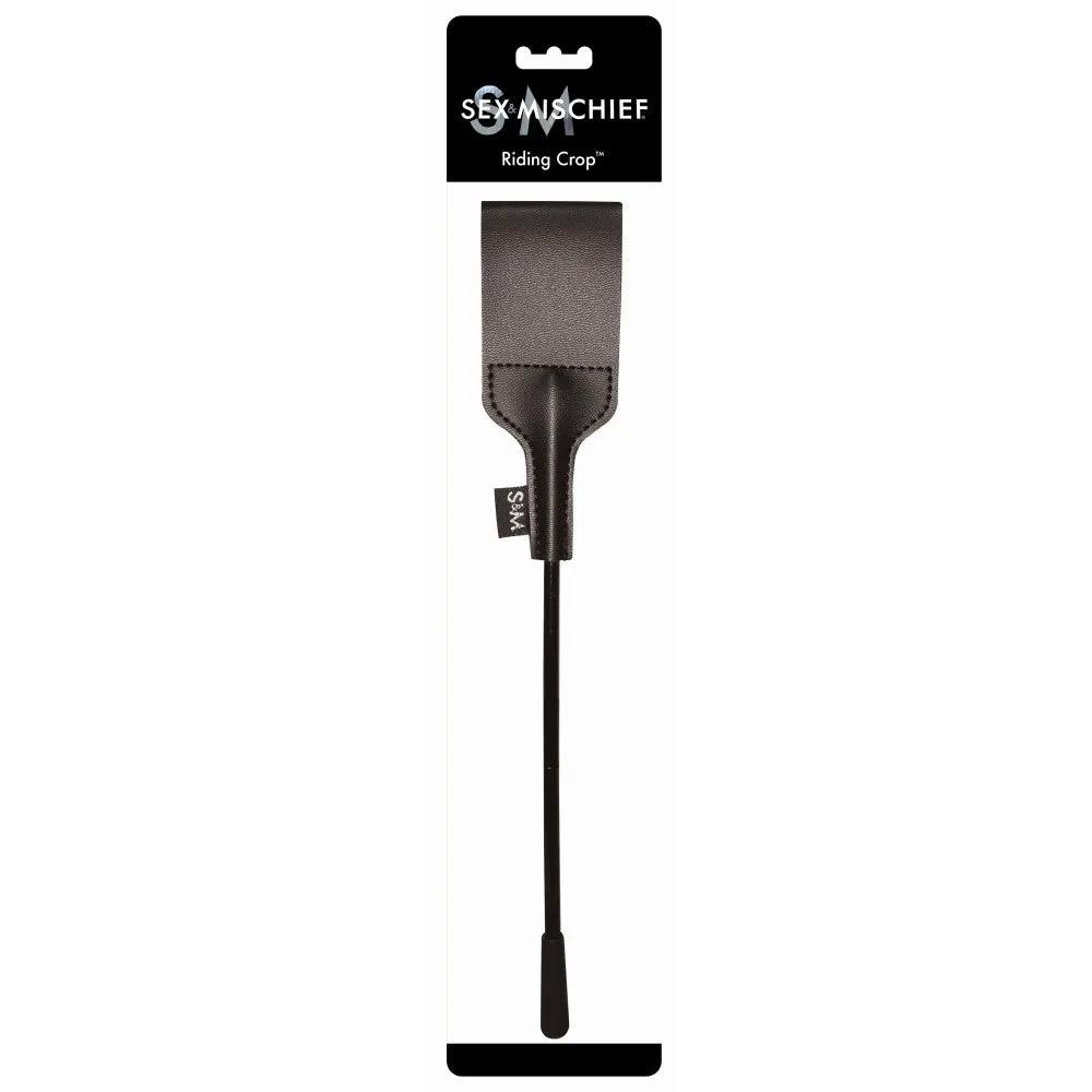 Sportsheets Sex & Mischief Riding Crop Black by Sportsheets