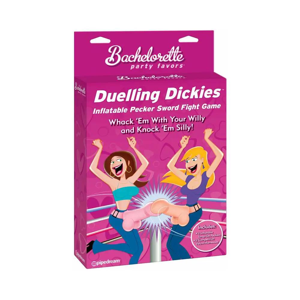 Bachelorette Party Favors Dueling Dickies Inflatable Pecker Sword Fight Game by Pipedream
