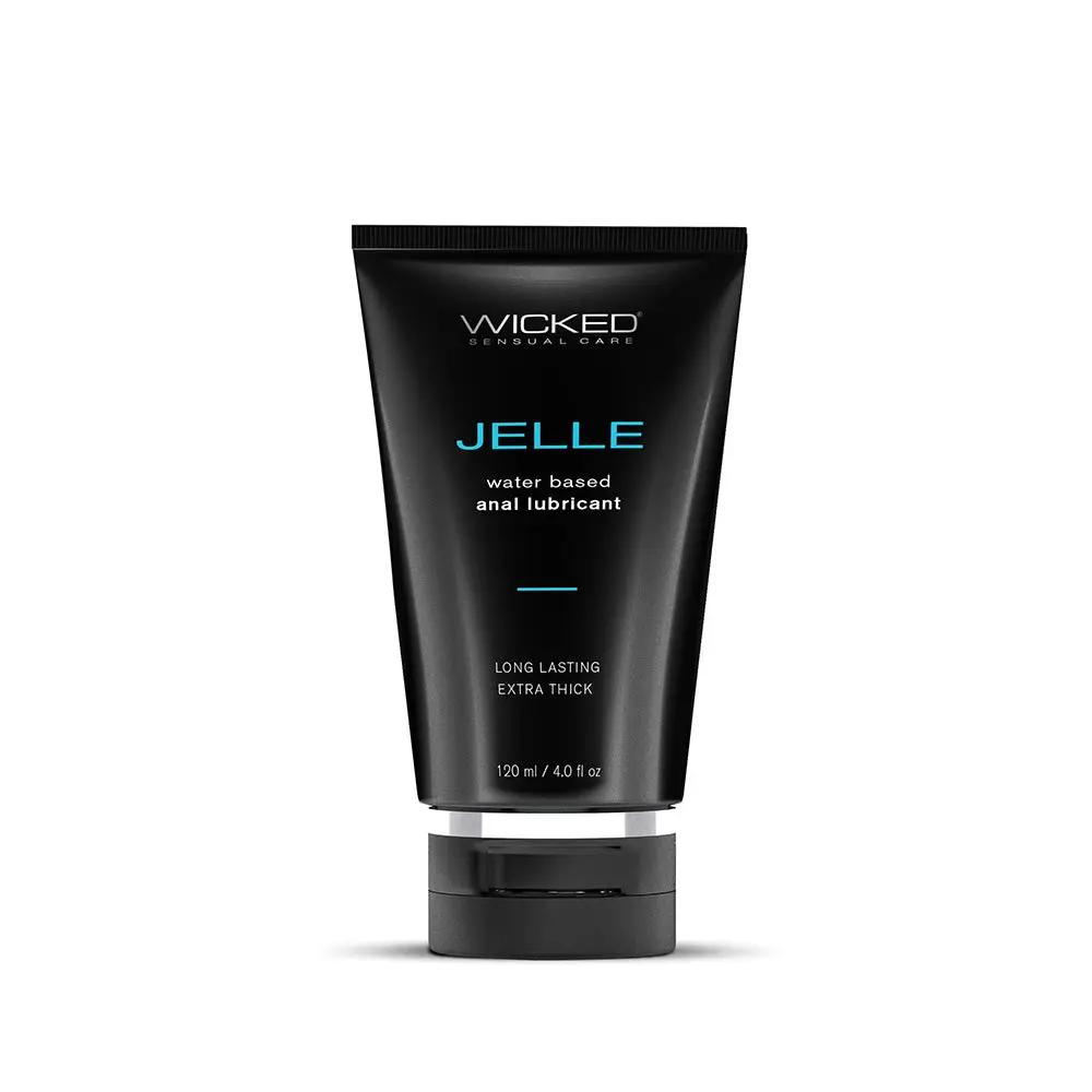 Wicked Jelle Water-Based Anal Lubricant 4 oz. by Wicked